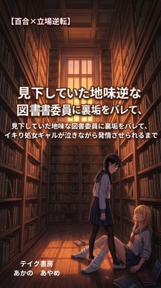 【百合×下剋上】見下していた地味な図書委員に裏垢をバレて、イキり処女ギャルが泣きながら発情させられるまで