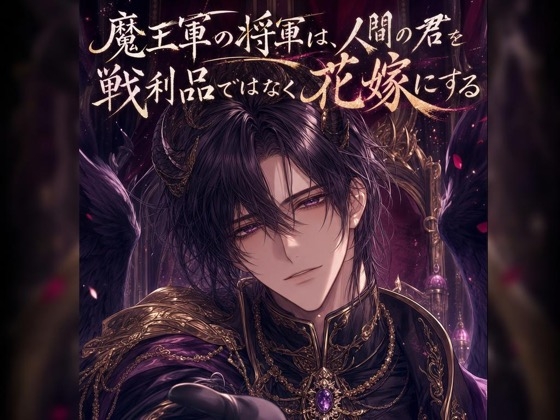 魔王軍の将軍は、人間の君を戦利品ではなく花嫁にする♡〜血塗られた手で、誰よりも優しく抱かれる夜〜【人外/魔族/バイノーラル】