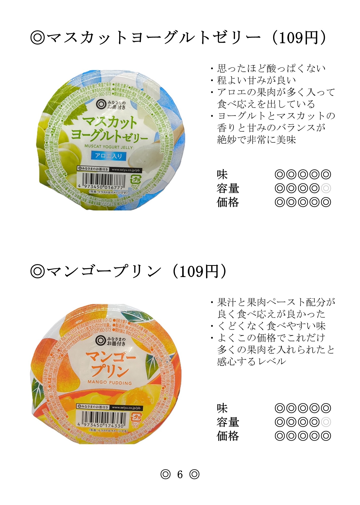 ぼくたちとみなさまのお墨付き4 ～西友プライベートブランド食レポ4～