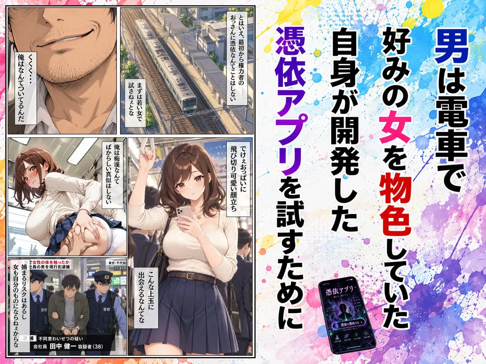 憑依アプリで巨乳のあの子の心も体も手に入れた件 サンプル画像 2