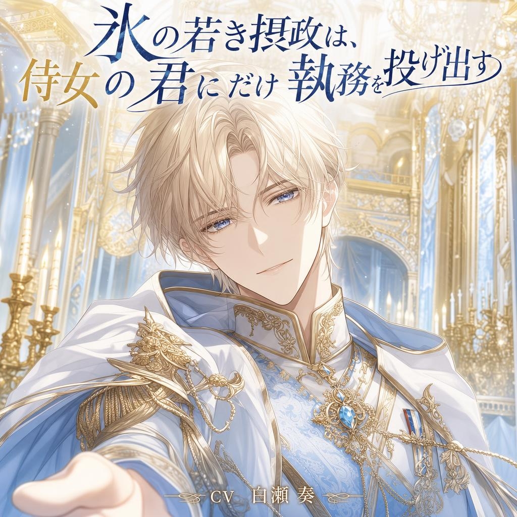 氷の若き摂政は、侍女の君にだけ執務を投げ出す♡〜国政を握る男の、独占欲まみれの寵愛〜【執着/バイノーラル】-1画像