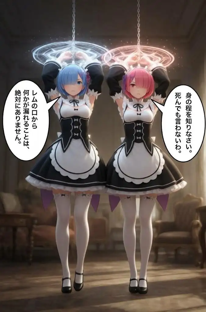 レム&ラムくすぐり尋問 サンプル画像 5