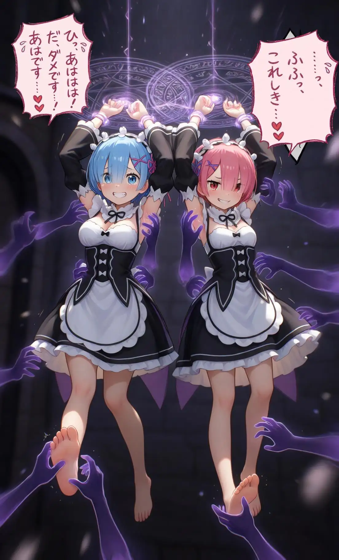レム&ラムくすぐり尋問 サンプル画像 9