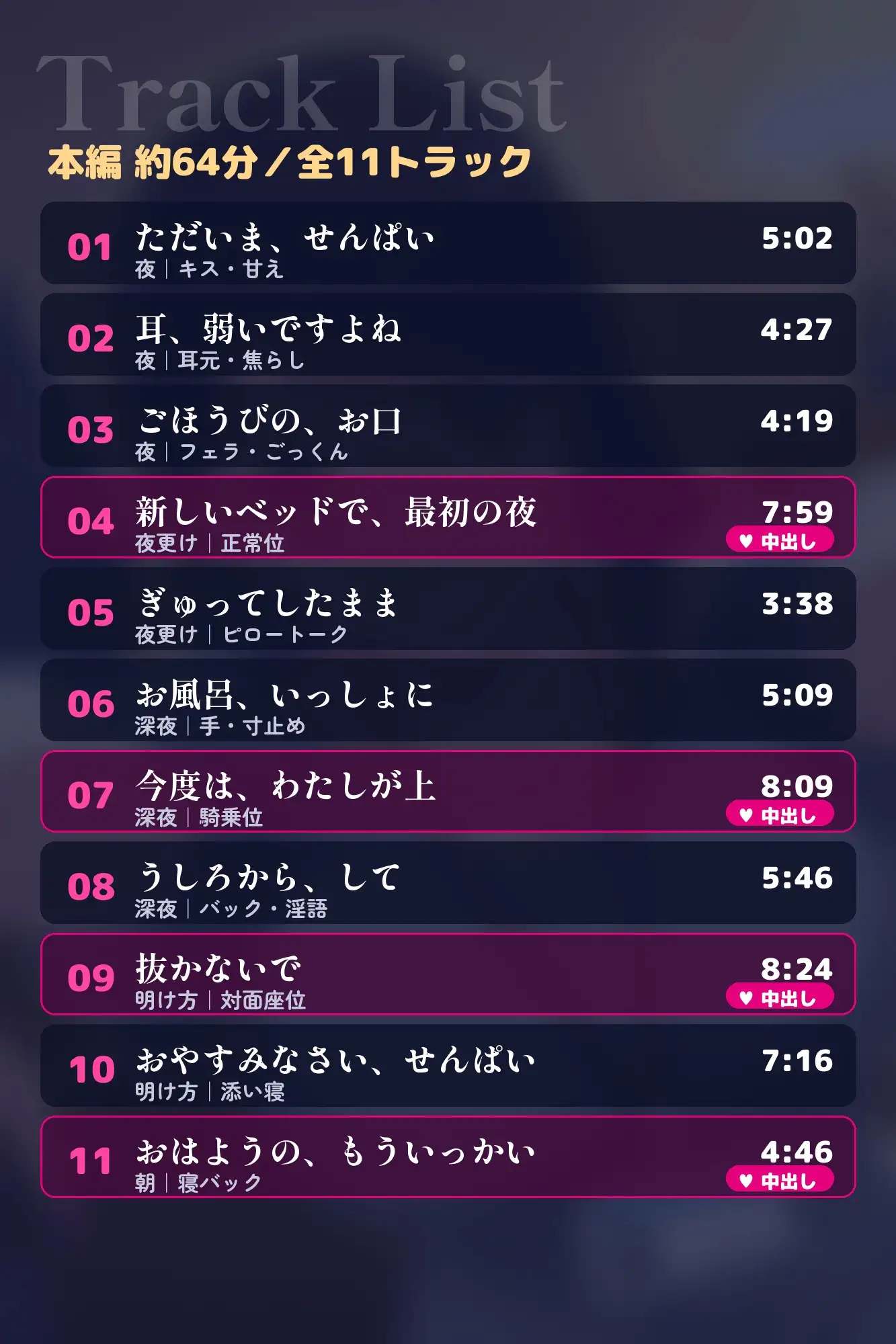 【64分・甘々中出し】同棲初日の夜、社会人1年目の後輩彼女が「せんぱい、今夜は寝かせてあげない」って朝まで何回もおねだりしてくる サンプル画像 5