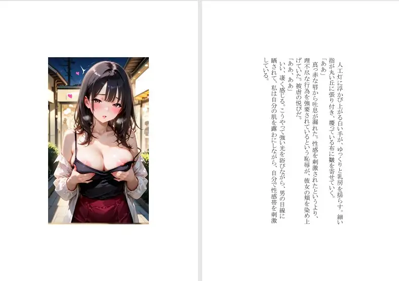 【本格官能短編小説】巨大看板娘 サンプル画像 4