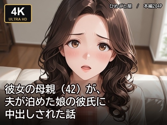 彼女の母親(42)が、夫が泊めた娘の彼氏に中出しされた話
