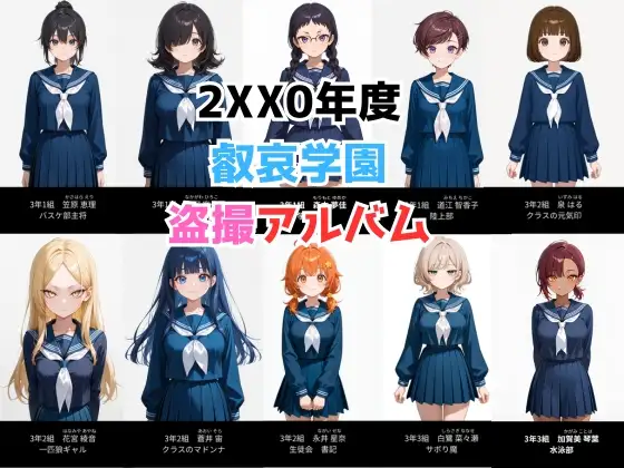 2XX0年度盗撮アルバム ジャケット画像