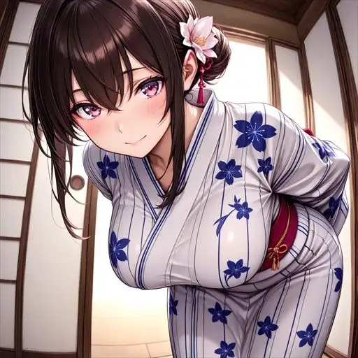 巨乳×浴衣 サンプル画像 3