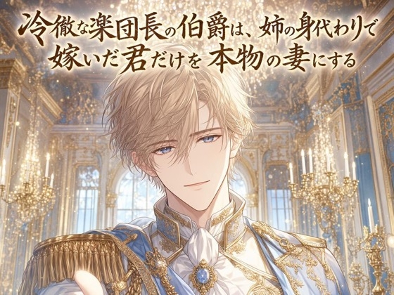 冷徹な楽団長の伯爵は、姉の身代わりで嫁いだ君だけを本物の妻にする♡〜旋律より君に心を乱す独占の寵愛〜【身分差/溺愛/バイノーラル】-0画像