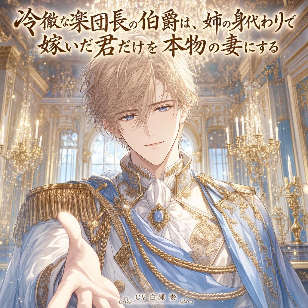 冷徹な楽団長の伯爵は、姉の身代わりで嫁いだ君だけを本物の妻にする♡〜旋律より君に心を乱す独占の寵愛〜【身分差/溺愛/バイノーラル】-1画像