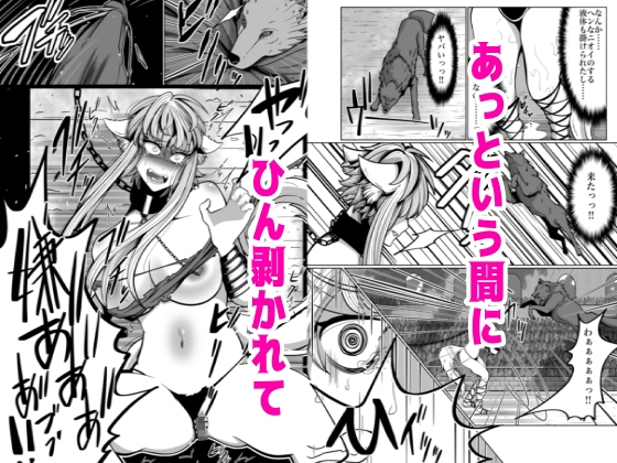 性奴隷堕ちお姉ちゃんと鬼畜わんわん闘技場 サンプル画像5