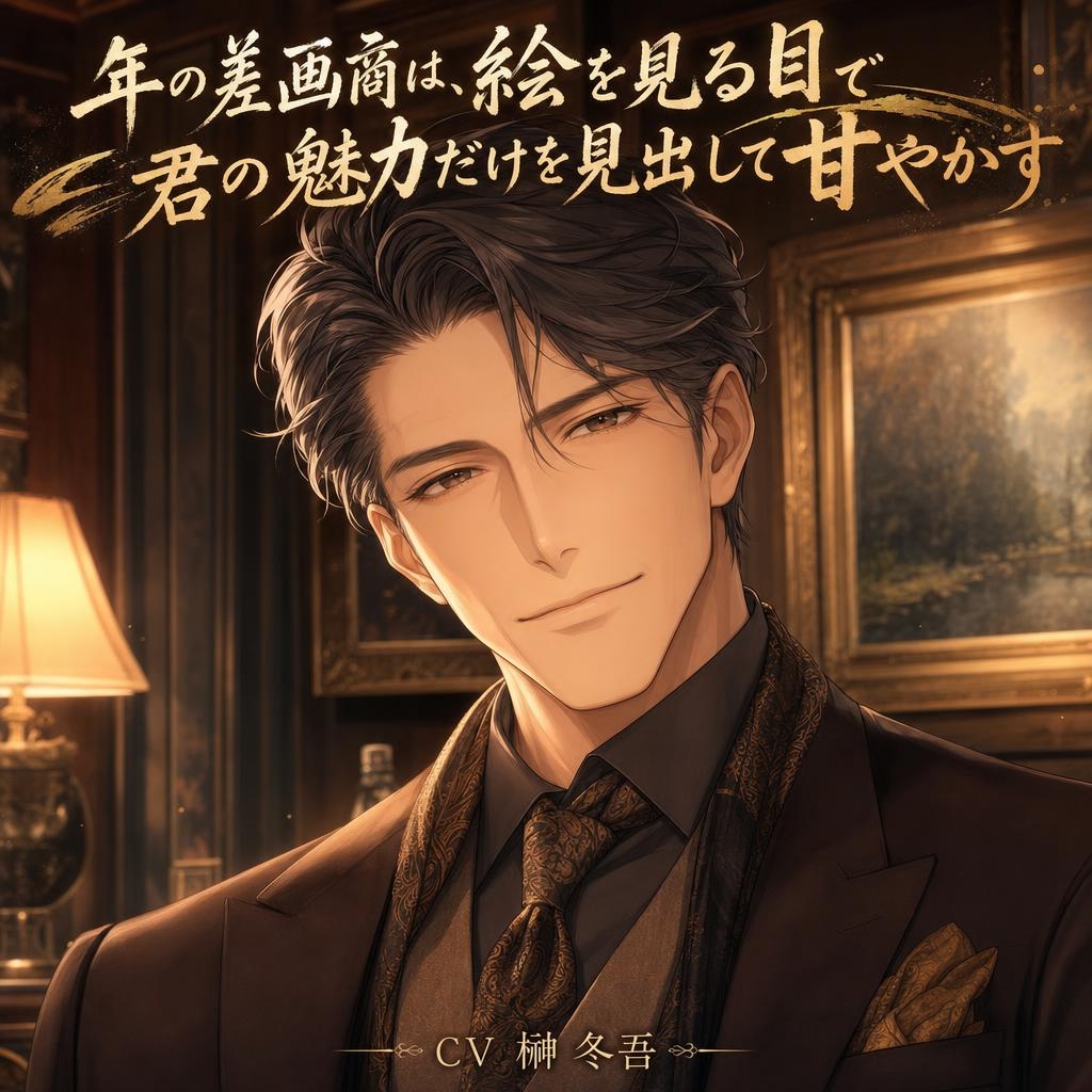 年の差画商は、絵を見る目で君の魅力だけを見出して甘やかす♡〜大人の余裕で丁寧に愛でる夜〜【年の差/溺愛/バイノーラル】-1画像