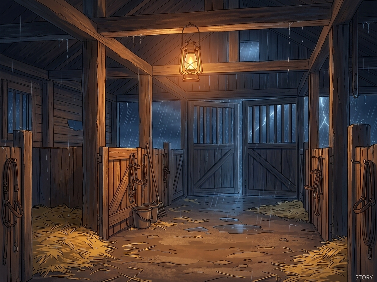 馬獣人の番にされる夜♡〜嵐の厩舎で本能が暴れ、お前だけを噛んで番う〜【獣人/本能/バイノーラル】-2画像