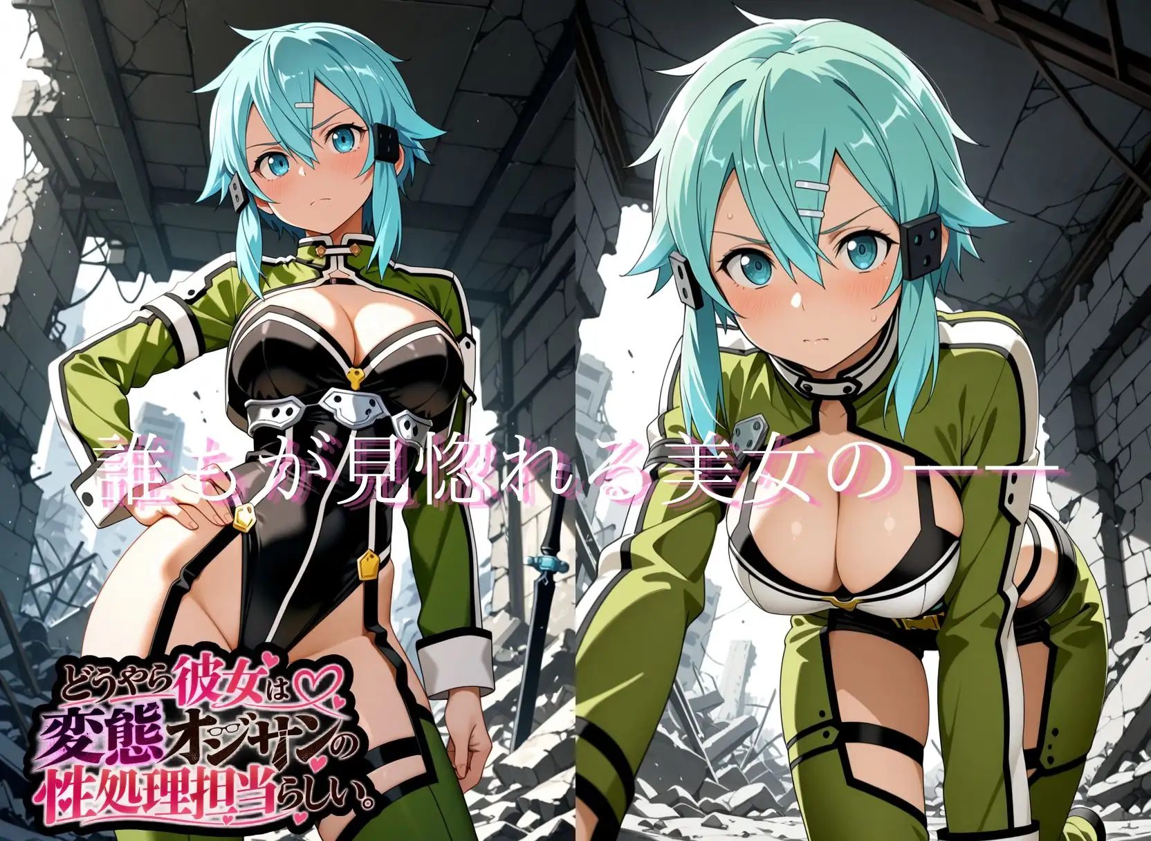 どうやら彼女は変態オジサンの性処理担当らしい。【SAO  シノン編】 サンプル画像 2
