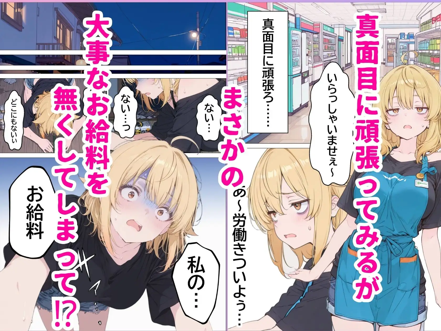 自堕落ポンコツ女の家賃取り立ては、中出しセックスでした サンプル画像 2