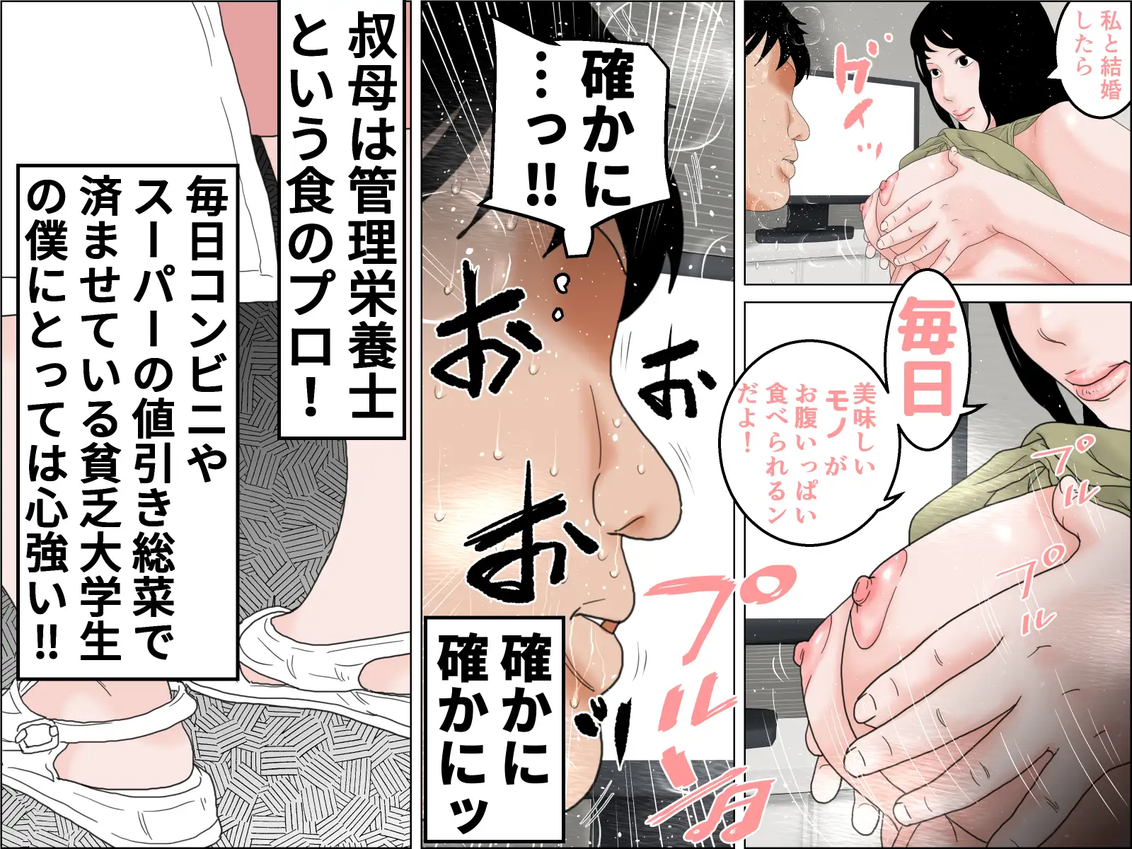 36歳の巨乳叔母に再婚を申し込まれた サンプル画像 7