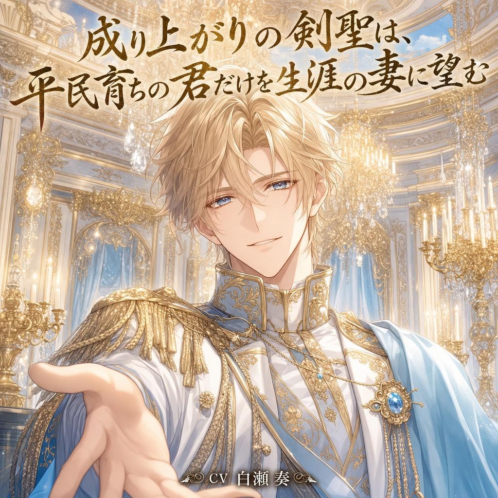 成り上がりの剣聖は、平民育ちの君だけを生涯の妻に望む♡〜剣で成り上がった男が捧げる一途な執着愛〜【身分差/溺愛/バイノーラル】-1画像