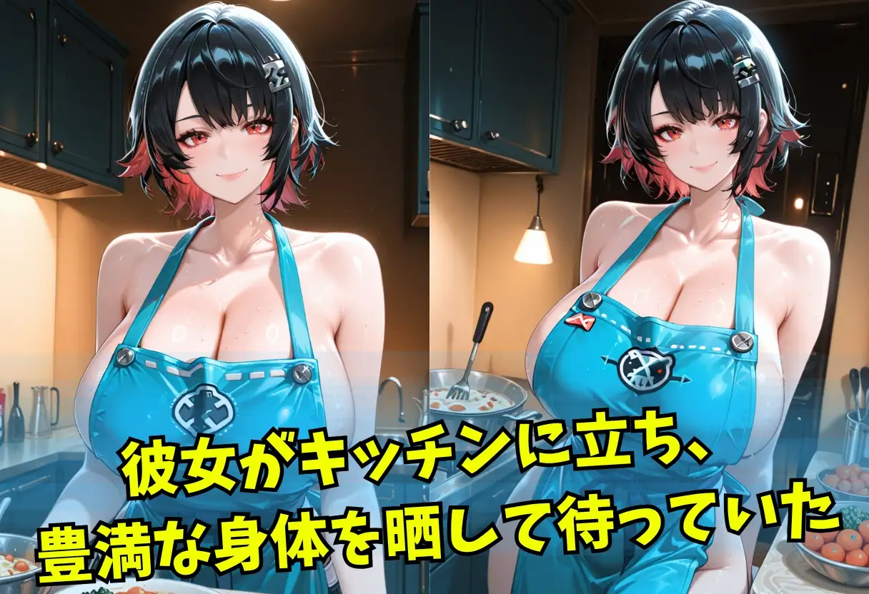 裸エプロンでお出迎え〜そのまま 中出しSEX〜 サンプル画像 2