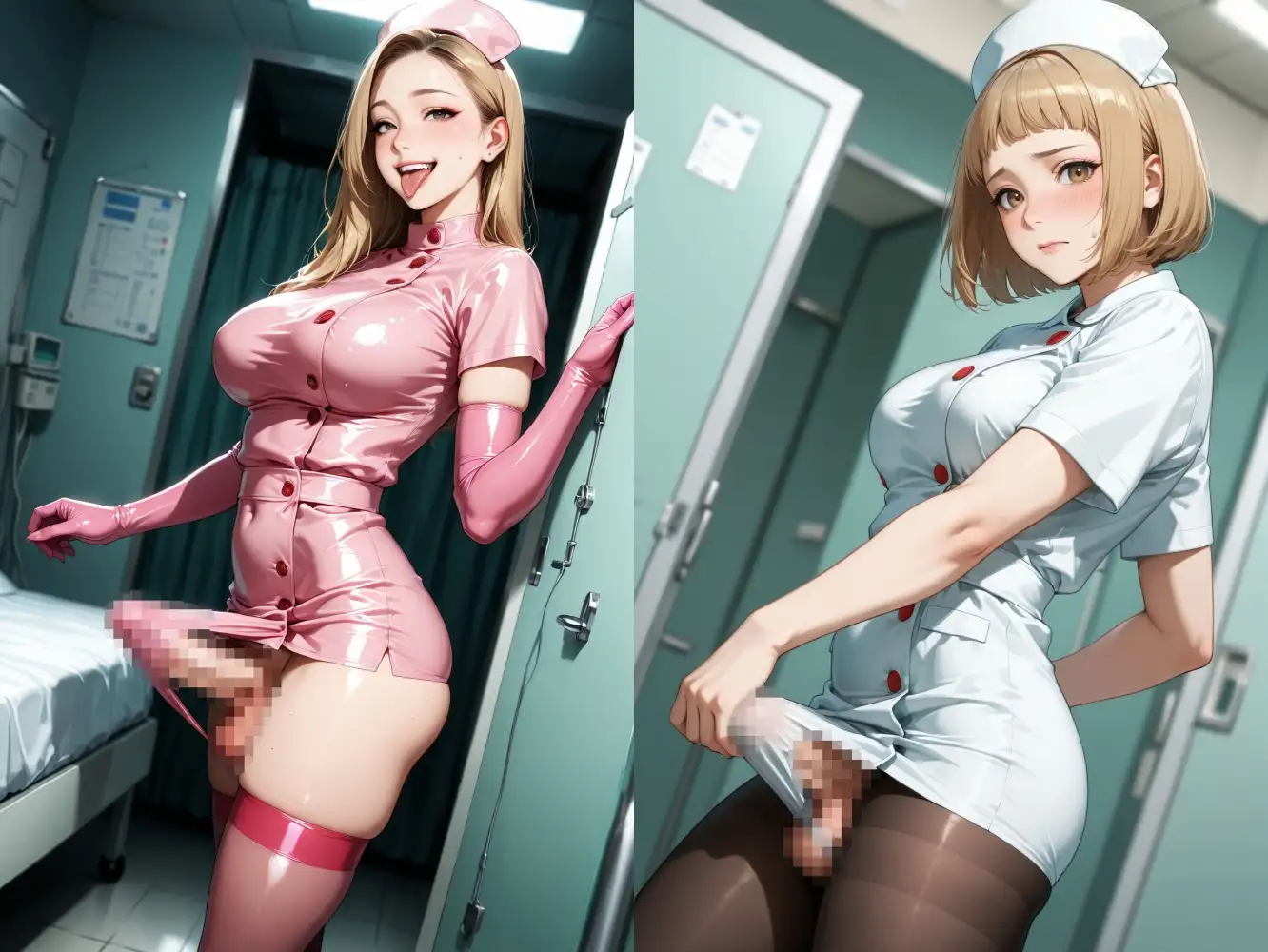 限界ドスケベふたなりナース サンプル画像 2