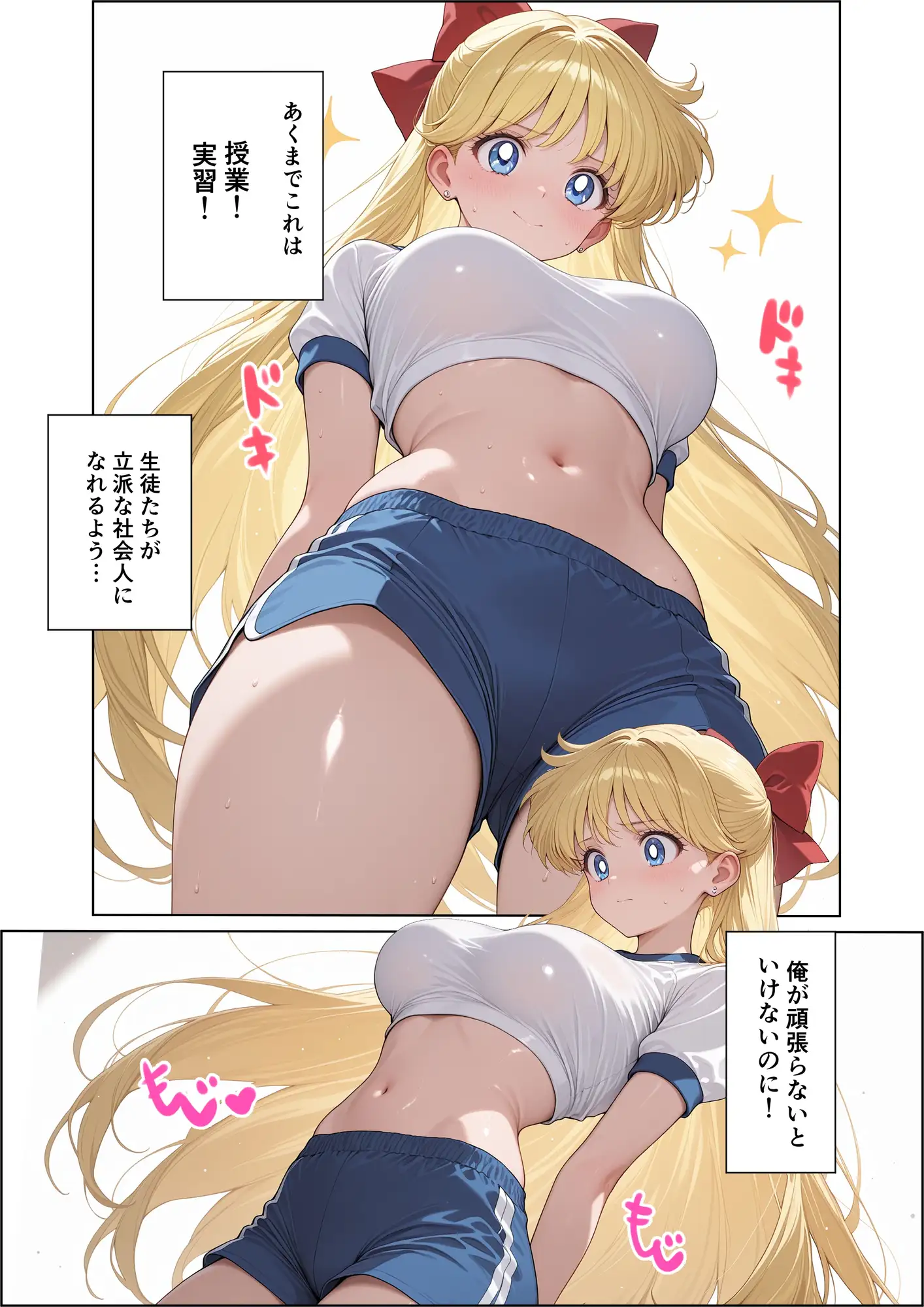 性接待実習〜先生がヤりたいだけなんていやそんなわけ〜【セ〇ラームーン】 サンプル画像 7