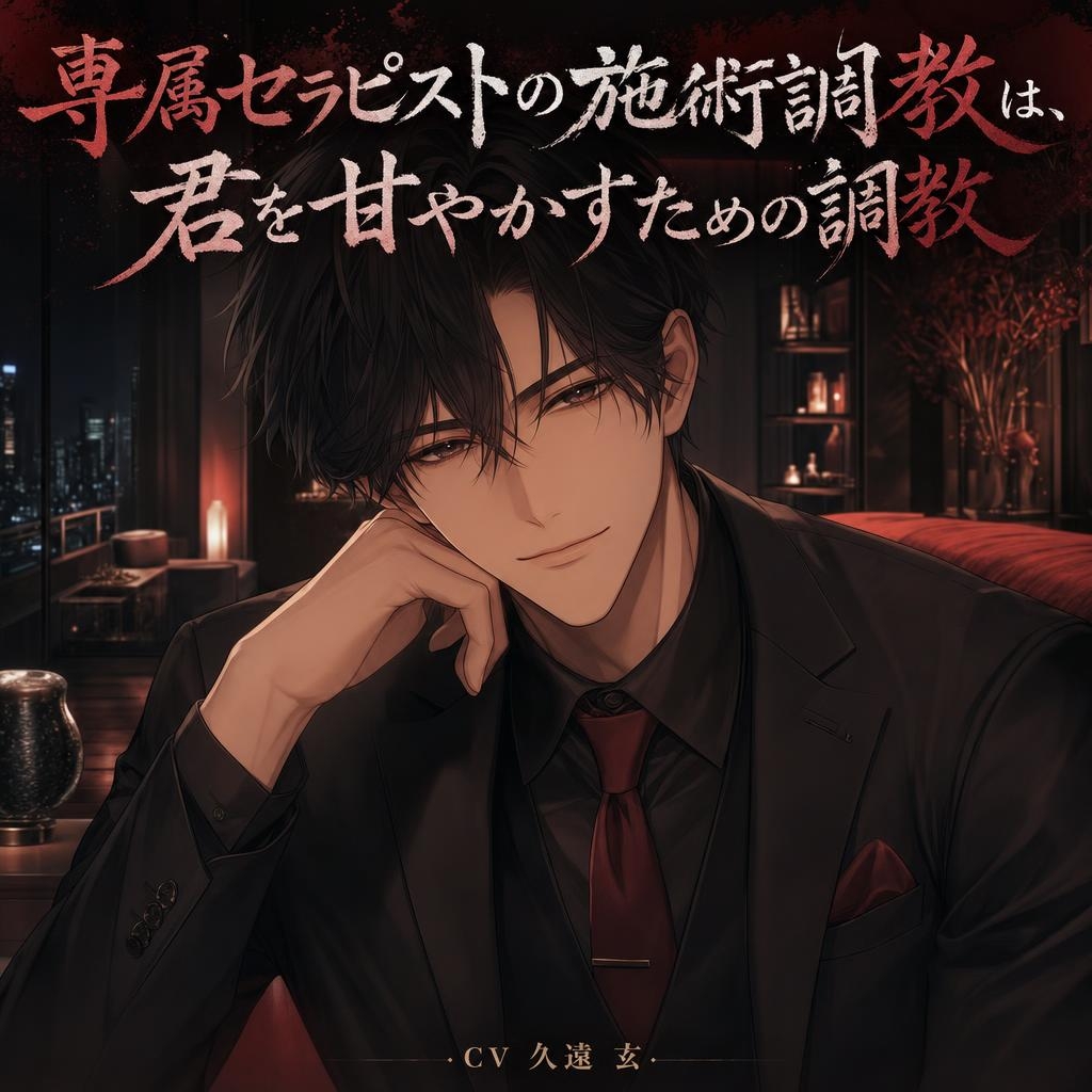 専属セラピストの施術調教は、君を甘やかすための調教♡〜低い声でほぐされて、焦らされて甘イキさせられる夜〜【ドS/調教/バイノーラル】-1画像
