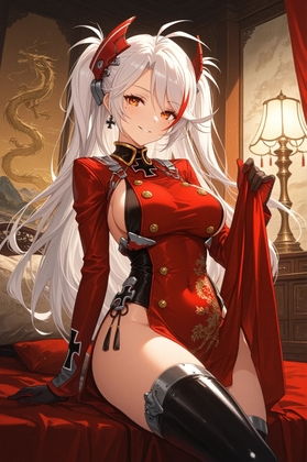 プリンツオイゲン チャイナドレスイラスト集