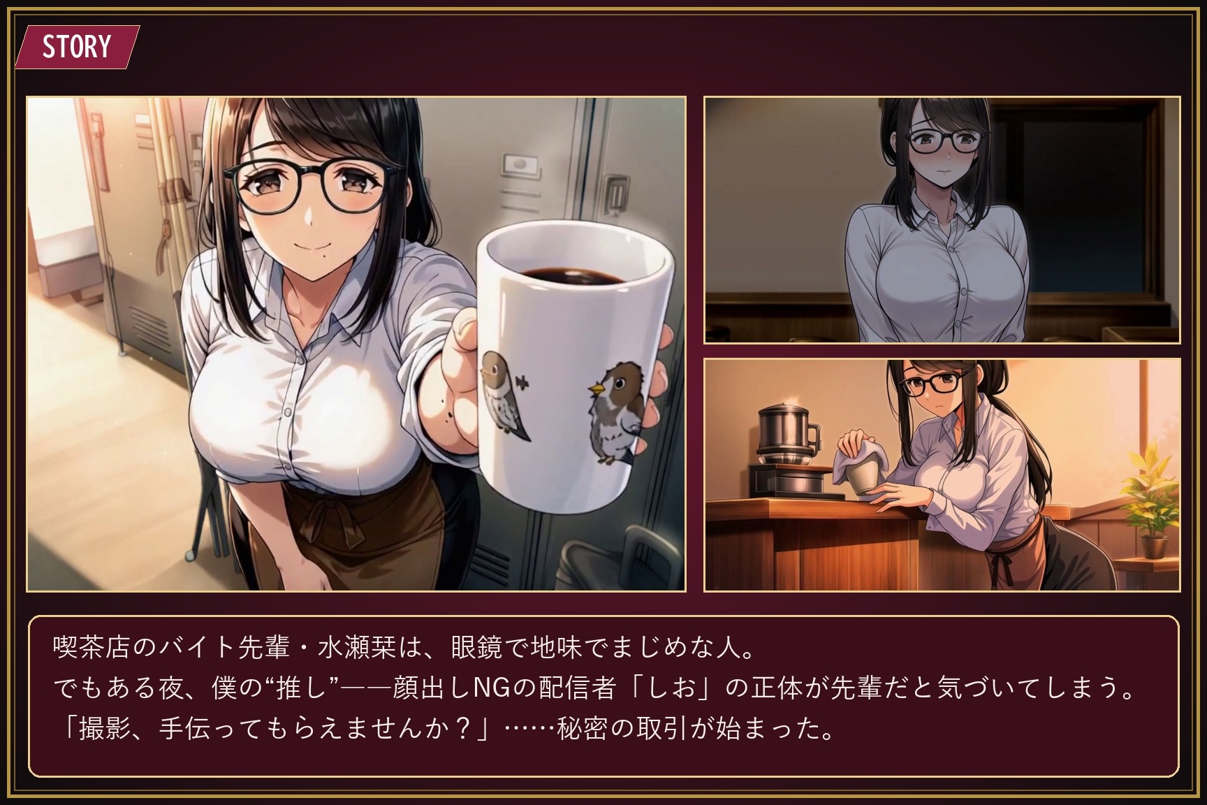 地味な先輩は、レンズの向こうでだけ笑う 3
