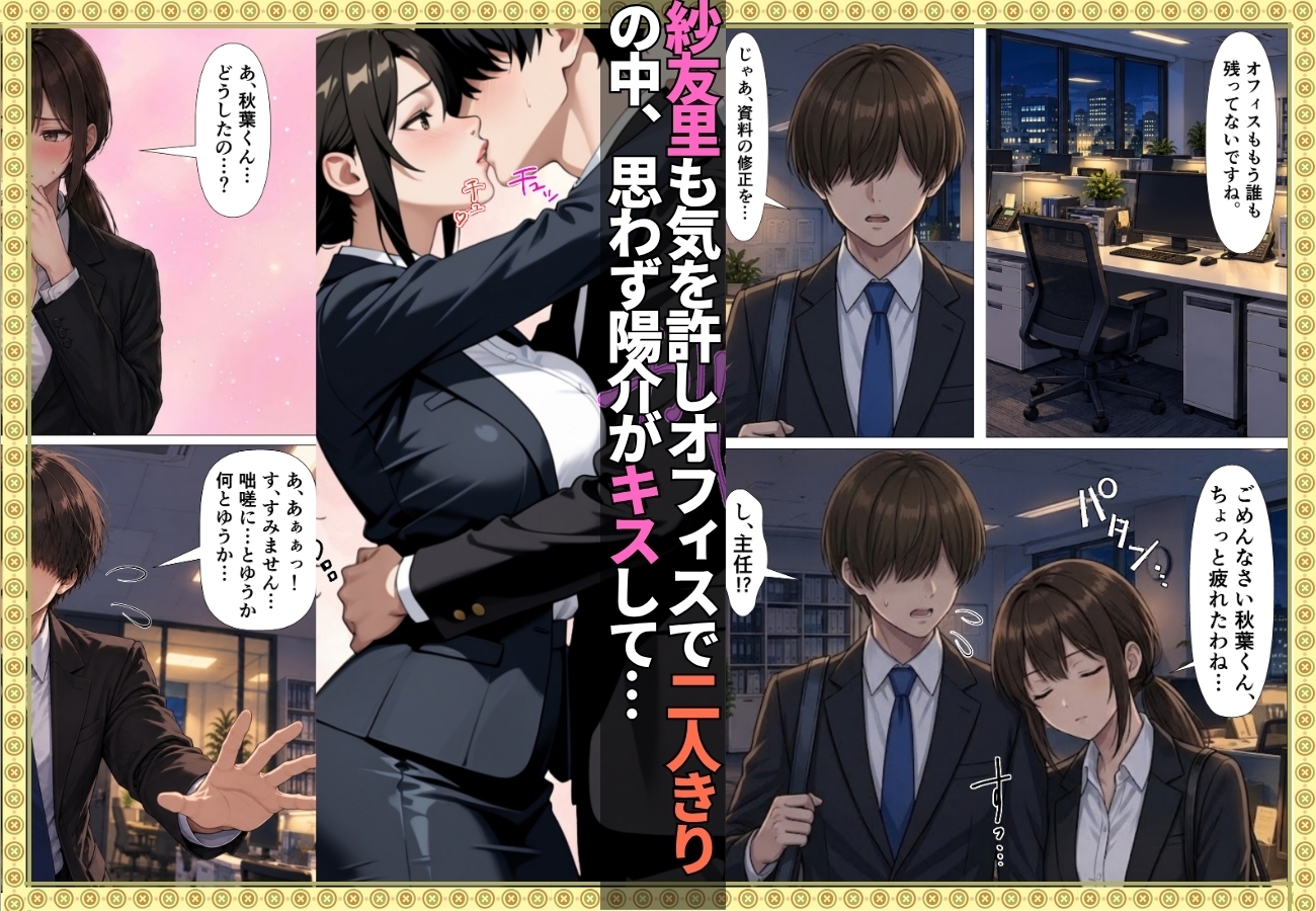 クールな女上司とオフィスで連続中出しセックスで深夜残業した話【OL】【肉便器】【種付けプレス】【163p】 6