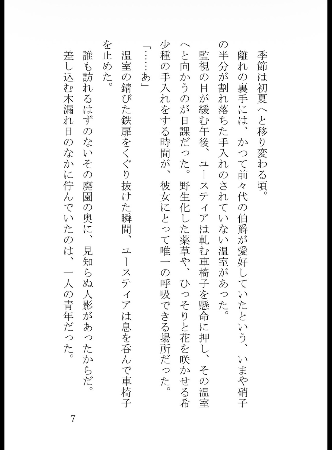足の障害で車椅子生活の貴族令嬢、役立たずと罵られるも第一王子に見初められ溺愛される [真白むに] | DLsiteがるまに 8