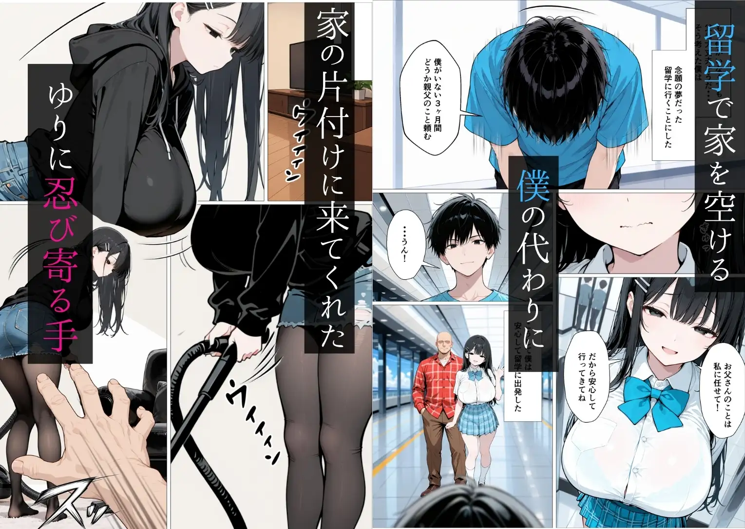 【BSS】献身的な幼馴染は父さんに開発されていた〜俺が結婚したいと思ってたのに・・・なんで留学中にこんなことに・・・〜 サンプル画像 3