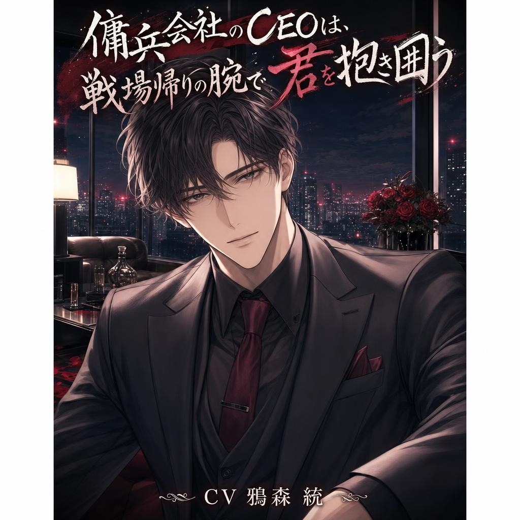 傭兵会社のCEOは、戦場帰りの腕で君を抱き囲う♡〜命のやり取りをする男が、君だけに武装を解く独占愛〜【裏社会/束縛/バイノーラル】-1画像