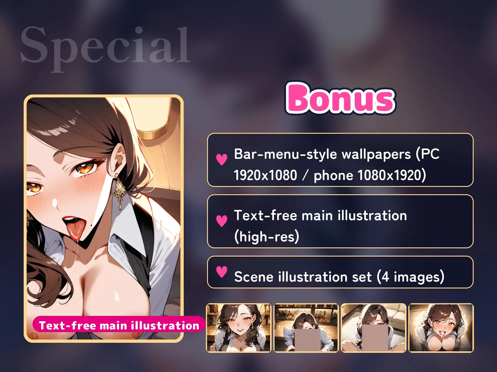 [ENG Sub] Bar Owner Onee-san Swallows Every Load: Blowjob Only, Cum in Mouth x5 サンプル画像 10