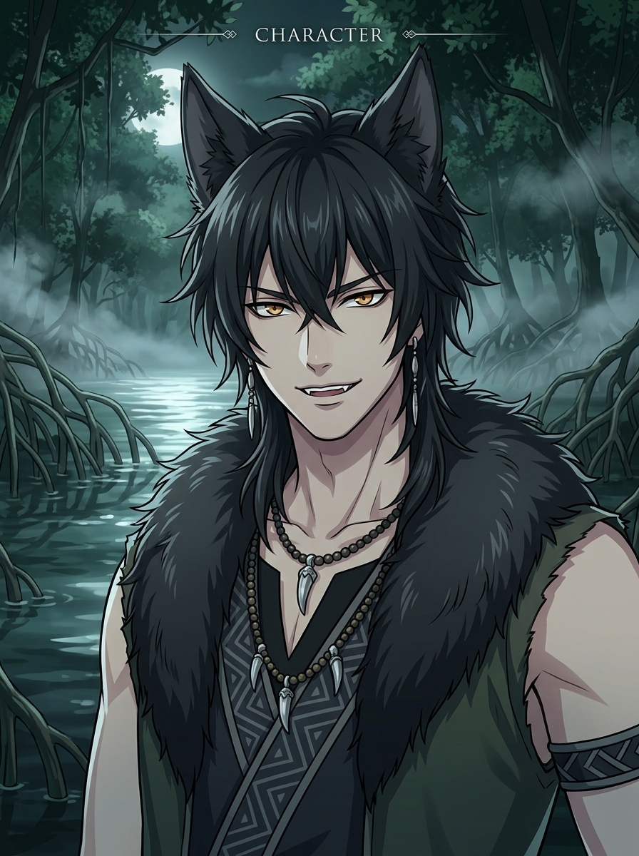 鰐獣人に沼地で捕らえられる夜♡〜静かに忍び寄る本能がお前だけを噛んで沈める〜【獣人/本能/バイノーラル】-3画像