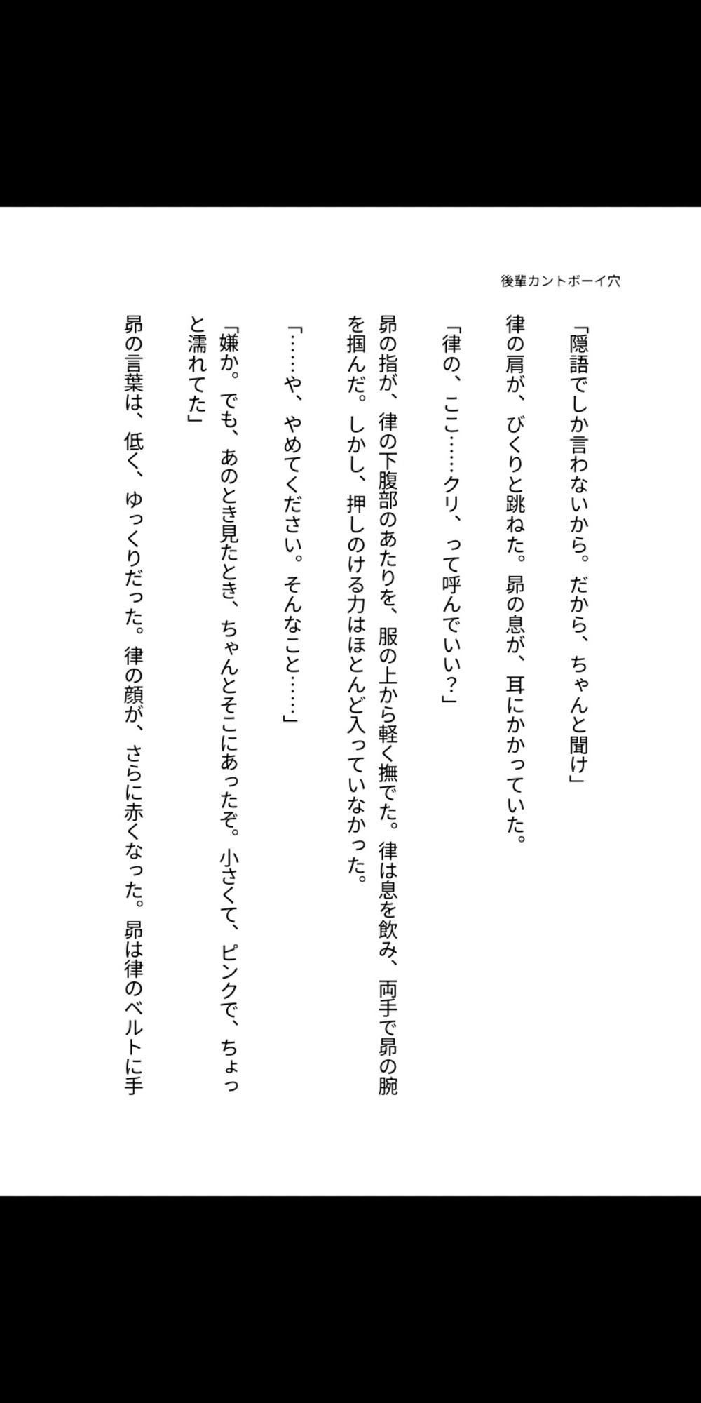カントボーイ後輩の隠された穴 [凜音] | DLsiteがるまに 3