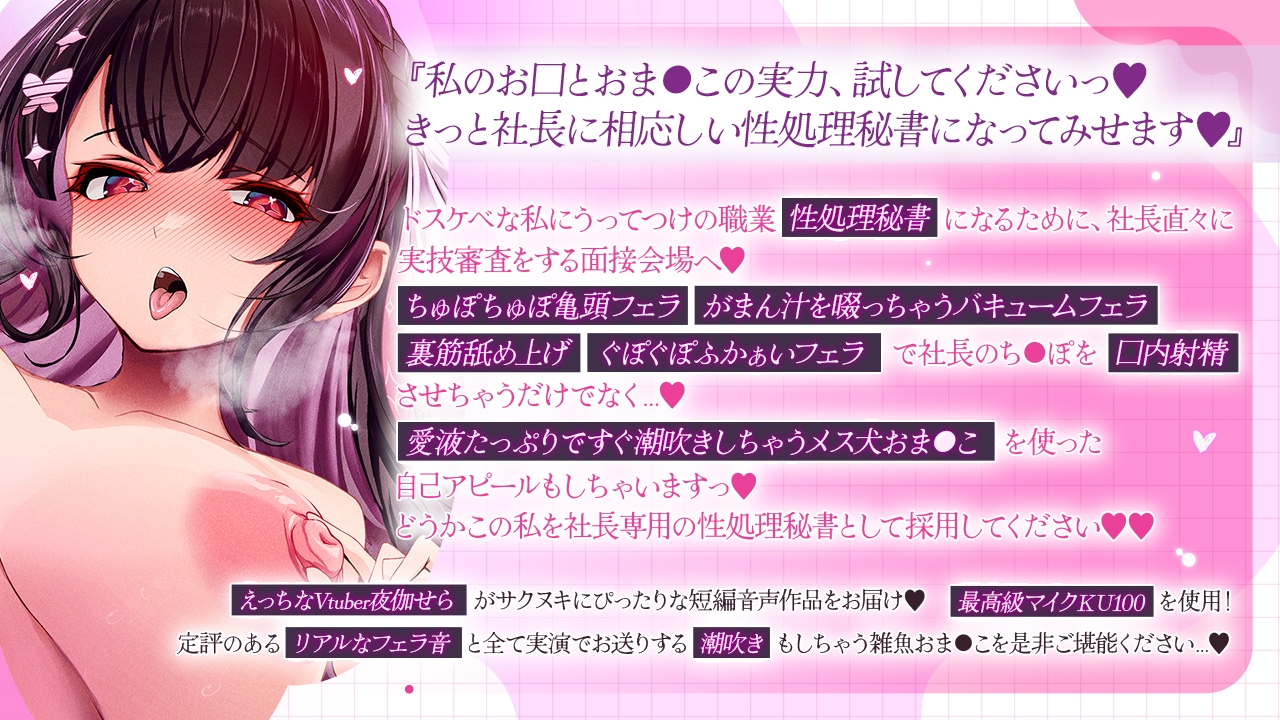 ドスケベ実技♡性処理秘書面接