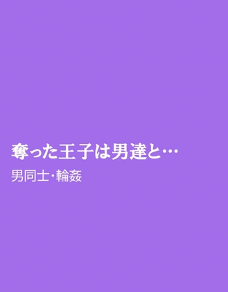 奪った王子は男達と…