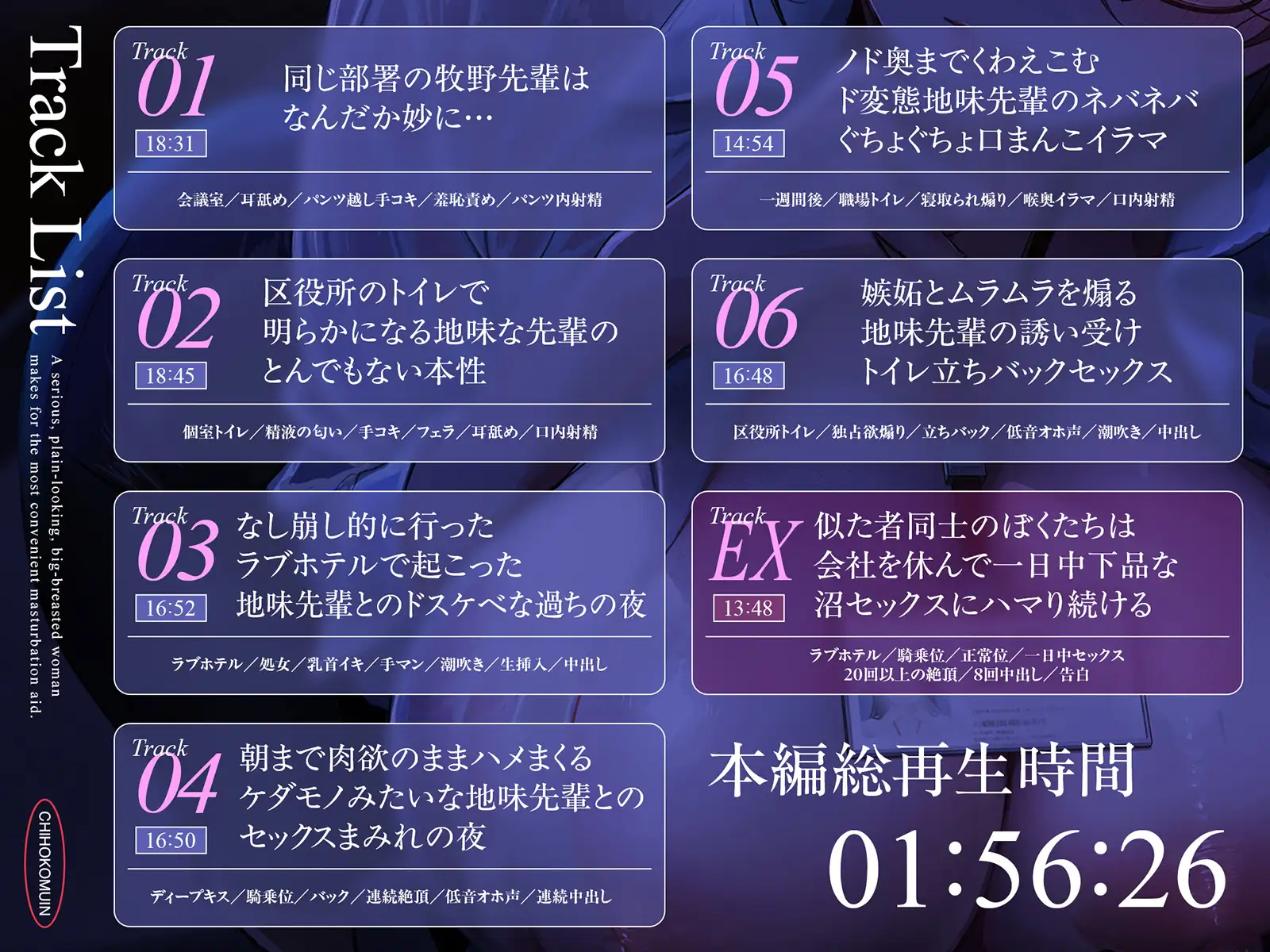 【吐息まみれ♡】地方公務員。～真面目な地味巨乳ほど都合のいいオナホ～ ♯誘い受け ♯心情代弁 サンプル画像5
