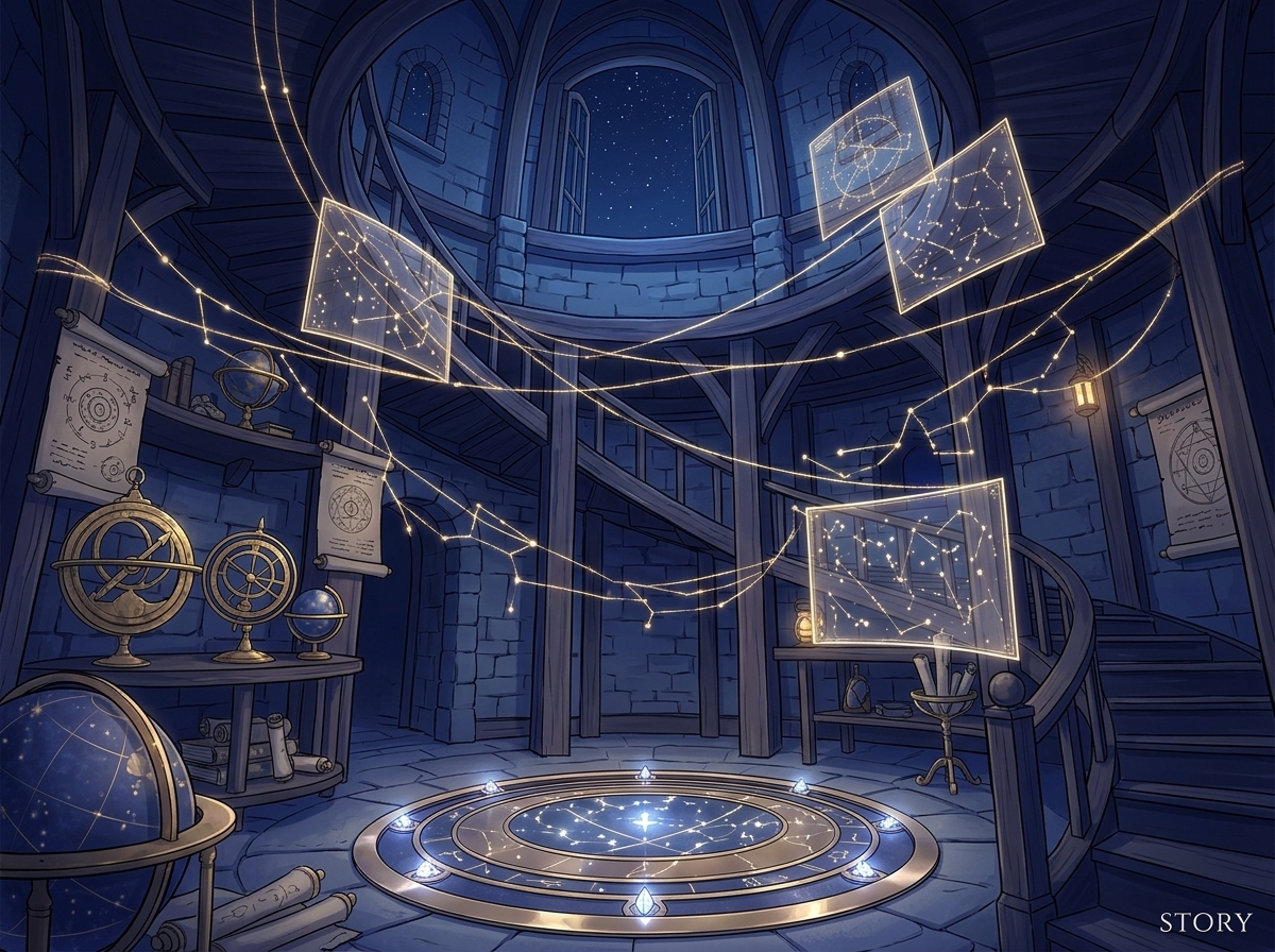 星詠みの魔術師は、運命の糸で君を自分だけに手繰り寄せる♡〜星空の下、契約の口づけで縛られる夜〜【人外/魔術師/バイノーラル】-2画像