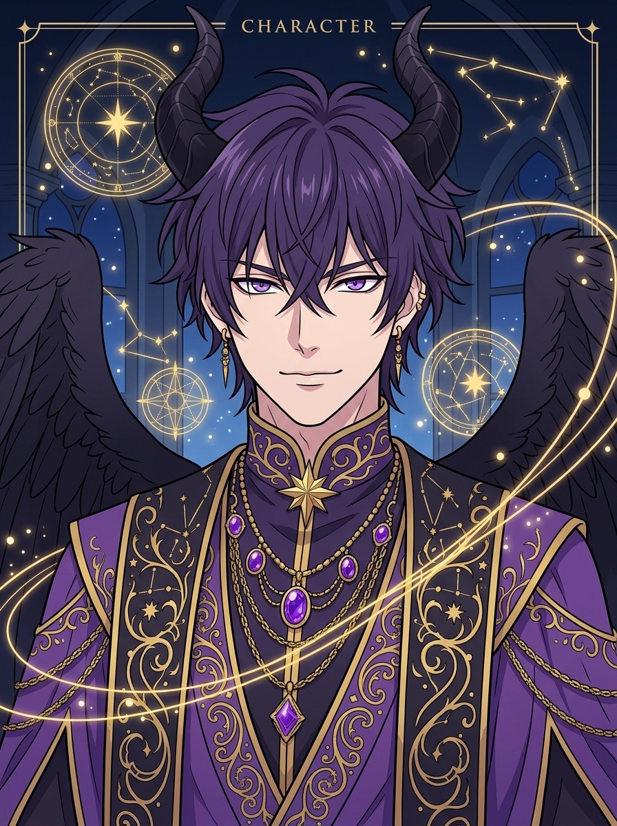 星詠みの魔術師は、運命の糸で君を自分だけに手繰り寄せる♡〜星空の下、契約の口づけで縛られる夜〜【人外/魔術師/バイノーラル】-3画像