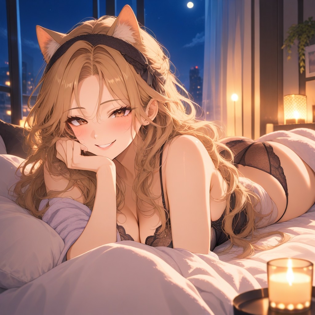 ミナのいたずらハロウィン ～魔女と黒猫の夜ふかしCG集～ 6