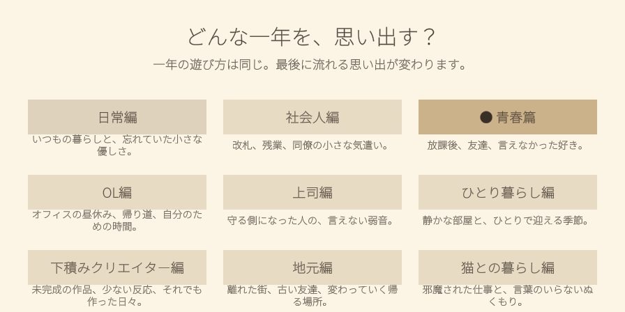 あっという間の、365日。