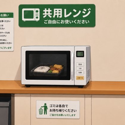 共用レンジ