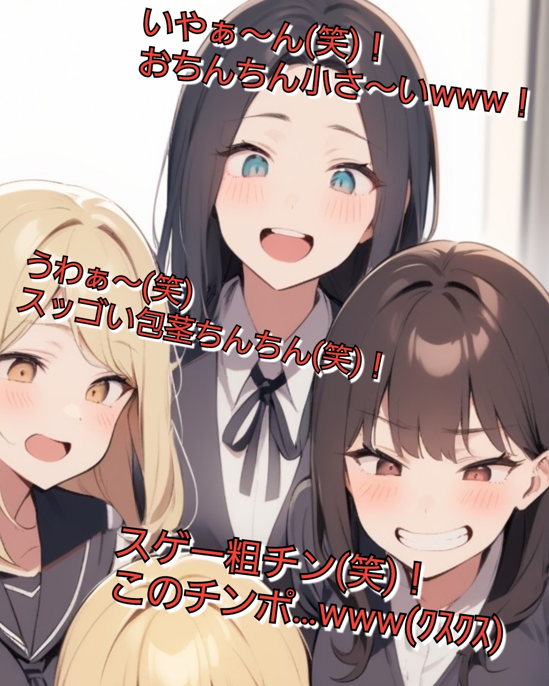 空想女学園のM男いじめ♡ 『校内を全裸でオナニーしながら歩かされる話』