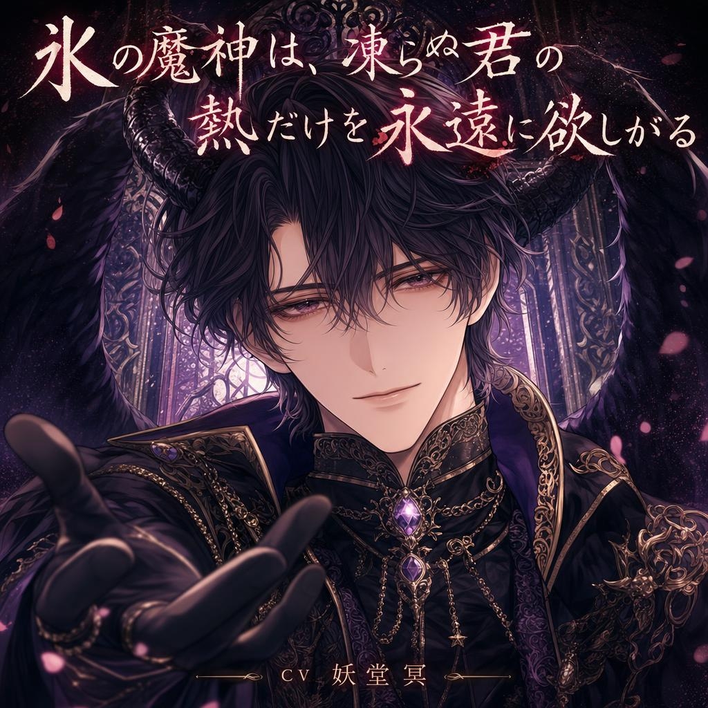 氷の魔神は、凍らぬ君の熱だけを永遠に欲しがる♡〜氷結の神殿で、溶かされ尽くす贄の夜〜【人外/魔神/バイノーラル】-1画像