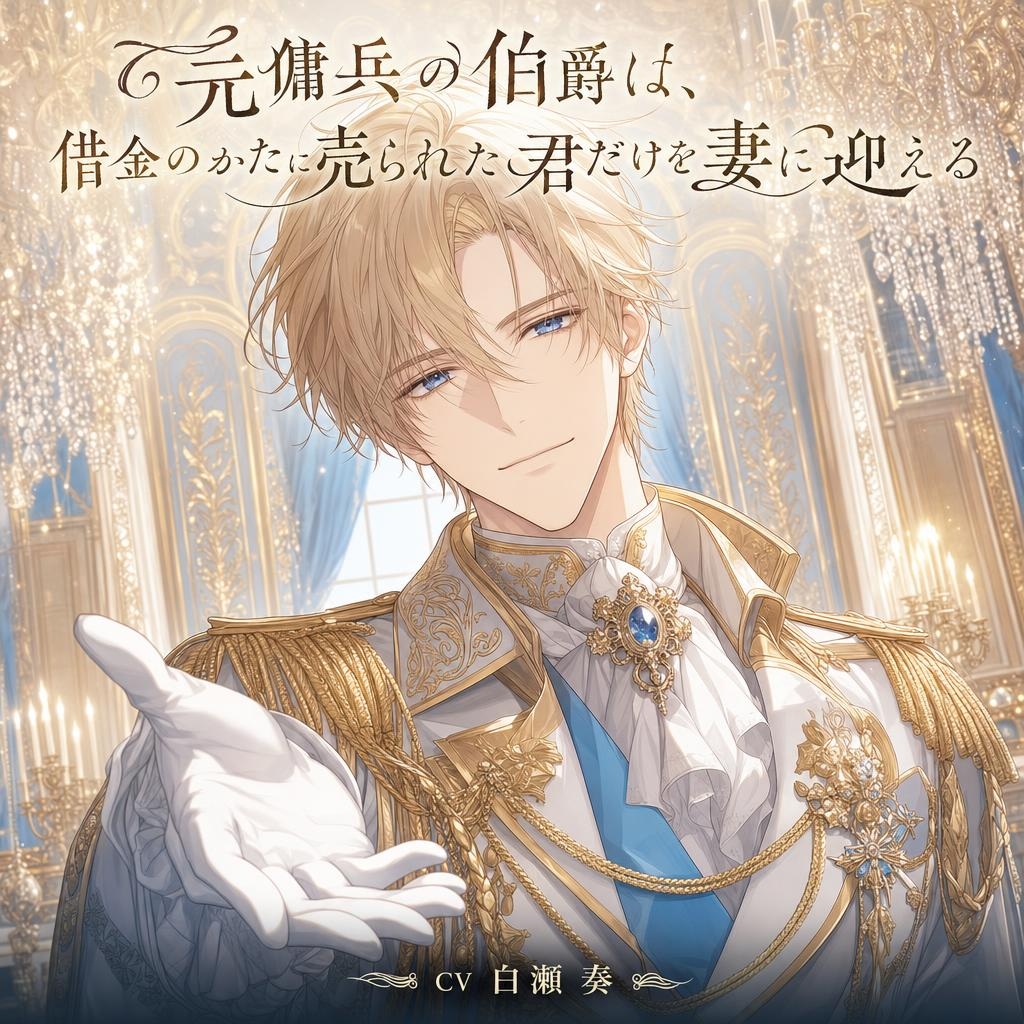 元傭兵の伯爵は、借金のかたに売られた君だけを妻に迎える♡〜荒くれ者が見せる不器用で一途な溺愛〜【身分差/溺愛/バイノーラル】-1画像