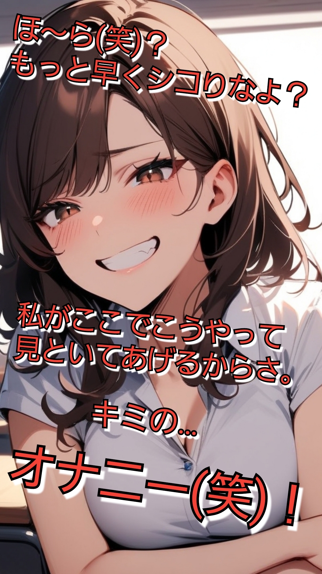 いじめっ娘倶楽部の短小包茎虐め SPHオナニーサポート キミのオナニー見てあげる♡ 【意地悪同級生編】
