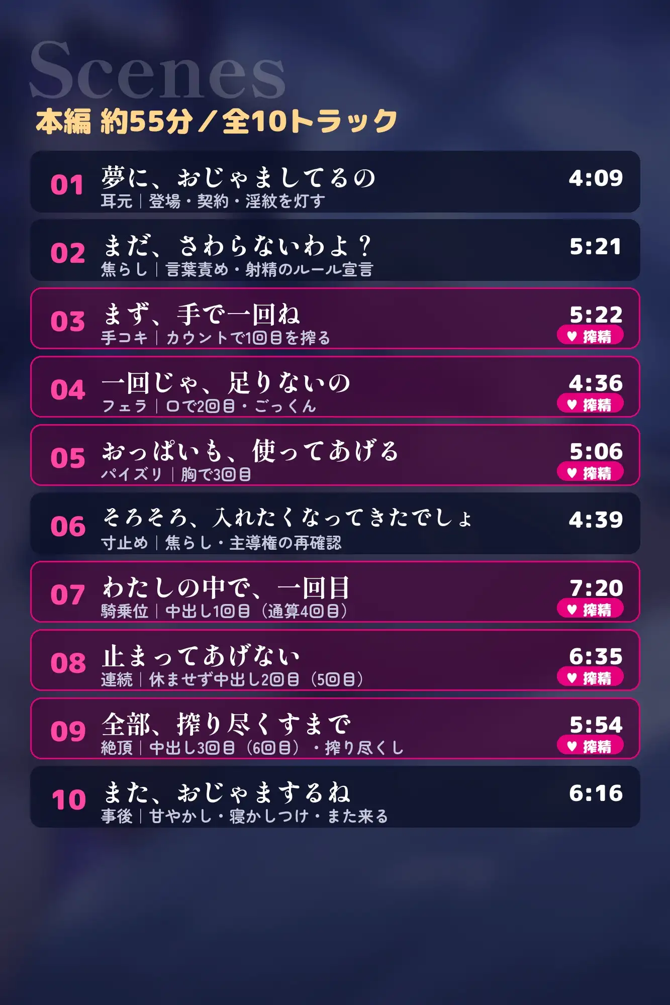 【サキュバス×搾精】【約55分・中出し3回】淫魔のお姉さんに手・口・おっぱい・中で6回搾り取られる女性優位ASMR サンプル画像 4