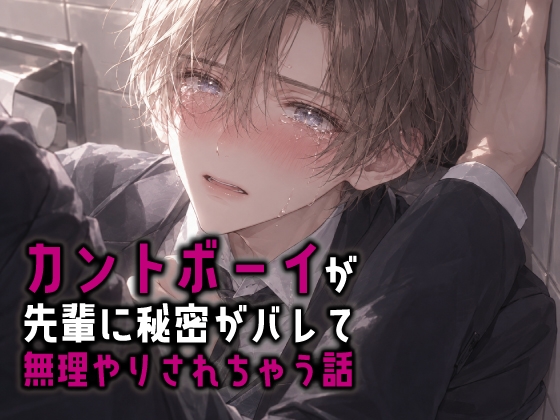カントボーイが先輩に秘密がバレて無理やりされちゃう話