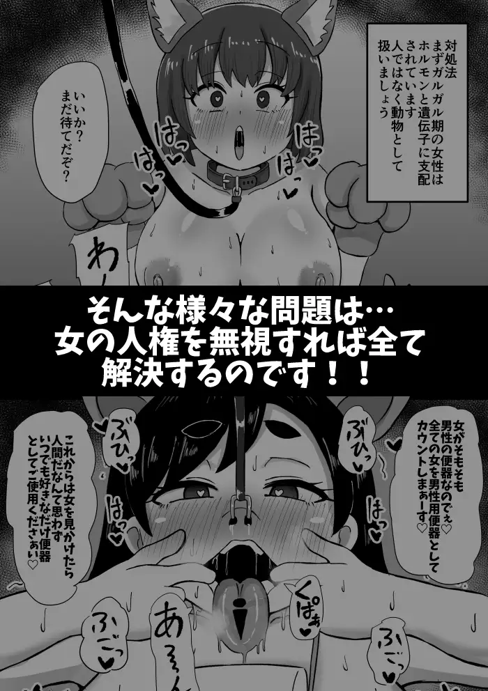 男女問題なんて女の人権を無視すれば解決するんだよ!! サンプル3