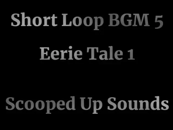 Short Loop BGM 5 Eerie Tale 1 ジャケット画像
